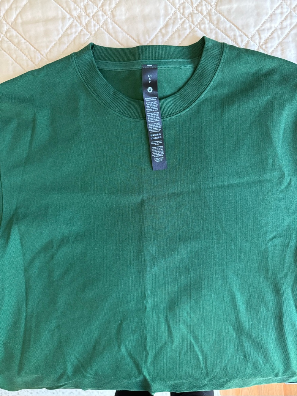 lululemon athletica Men's Crewneck Sweatshirt - Forest Green